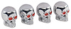 Valve Stem Caps with Skull Design - image 1