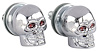 License Plate Fasteners with Skull Design - image 1