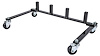 Vehicle Wheel Dolly Storage Rack - image 1