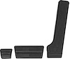 Pedal Pad Kit for Select 1964-1967 GM Vehicles [w/ Drum Brakes & Automatic Transmission]
