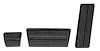 Pedal Pad Kit for Select 1968-1972 GM Vehicles [w/ Drum Brakes & Automatic Transmission]