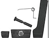 Disc Brakes & Automatic Transmission Pedal Kit for Select 1968-1972 GM Vehicles - image 1