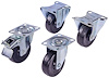 Replacement Casters for JEGS 3-Shelf Shop Cart 555-81414 [Set of 4] - image 1