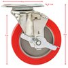Replacement Swivel Caster for JEGS Hydraulic Lift Cart 555-81426 - image 2