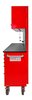 72 in. 11-Drawer Rolling Tool Cabinet with Upper Storage [Red] - image 4