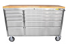 55 in. 10-Drawer Rolling Tool Cabinet [Stainless Steel] - image 1