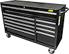 52 in. 10-Drawer Rolling Tool Cabinet [Black Powder-Coated] - image 1