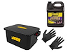 Portable Parts Washer Kit with 1 Two Gallon Bottle of Cleaner/Degreaser & Large Gloves [5-Gallon Tank] - image 1