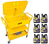 20-Gallon Portable Parts Washer & Cleaning Fluid Kit - image 1