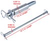 Replacement Axle Shaft for Welding Cart 555-81639 - image 3