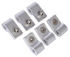 Line Clamps, 3/16 in. [6 pack, Natural Aluminum] - image 1