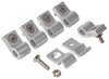 Line Clamps, 9/16 in. [6 pack, Natural Aluminum] - image 2