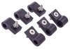 Line Clamps, 1/4 in. [6 pack, Black Aluminum] - image 2