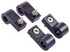 Line Clamps, 3/8 in. [4 pack, Black Aluminum] - image 2