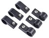 Line Clamps, 9/16 in. [6 pack, Black Aluminum] - image 2