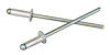 Aluminum 1/8" Rivets 1/4" Button Head, Steel Nail - image 1