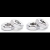 Chrome Plated Steel Jam Nuts 1/4"-28 LH - image 2