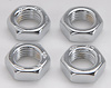 Chrome Plated Steel Jam Nuts 3/8"-24 LH - image 1