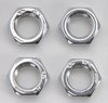 Chrome Plated Steel Jam Nuts 3/8"-24 LH - image 2