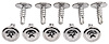 Phillips Oval Head Screws 8 x 1/2 in. [Chrome] - image 1