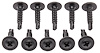 Phillips Oval Head Screws 8 x 3/4 in. [Black] - image 1
