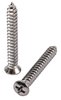 Phillips Head Sheet Metal Screws 8 x 1 1/4 in. [Chrome] - image 2