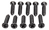 Phillips Oval Head Sheet Metal Screws 8 x 3/4 in. [Black] - image 1
