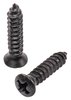 Phillips Oval Head Sheet Metal Screws 8 x 3/4 in. [Black] - image 2