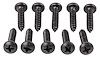 Phillips Pan Head Sheet Metal Screws 8 x 3/4 in. [Black] - image 1