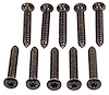 Metric Torx Oval Head Trim Screws GM 4.200-1.410 x 30 mm [Black] - image 1