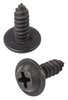 Phillips Flat Top Washer Head Trim Screws GM 8 x 1/2 in. [Black] - image 2