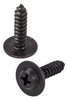 Phillips Flat Top Washer Head Trim Screws GM 10 x 3/4 in. [Black] - image 2