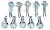 Indented Hex Head Tek Screws 8 x 3/4 in. [Zinc] - image 1