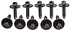 Metric Dog Point Body Bolt 6-1.00 x 28 mm [Black] - image 1