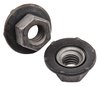 Metric Hex Flange Nuts 16 mm Loose Washer Flange OD [Black] - image 2