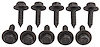Sheet Metal Screws 6.3-1.81 x 25 mm [Black] - image 1