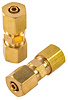 Compression Unions for Nylon Line to Nylon Line [1/4 in. Thread Size]