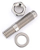 Header Stud Kit Fits Small Block Chevy & Other Engines w/ 3/8" Header Studs - image 2