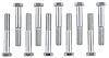 Hex Head Bolts, 3/8 in.-24 x 2 1/2 in. UHL, Carbon Steel, Grade 5 [Set of 10] - image 1