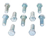 Hex Head Bolts, 1/2 in.-20 x 1 1/4 in. in. UHL, Carbon Steel, Grade 5 [Set of 10]