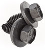 Body Bolt, GM Style 3/8 in.-16 x 1 in. [9/16 in. Indented Hex Head with Loose Washer] - image 2