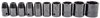 Impact Socket Set 1/2 in. Drive Metric - image 2