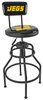 Adjustable Hydraulic Stool with Backrest [300 lb. Capacity] - image 3