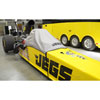 Dragster Cockpit Cover Gray UTSP Fabric with Jegs Logo - image 2