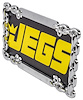 License Plate Frame with Chain Link Design - image 1