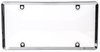 License Plate Frame with Chrome  Finish and Clear Bubble Cover - image 2