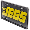 License Plate Frame with Black Finish and Smoke Bubble Cover - image 1