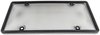 License Plate Frame with Black Finish and Smoke Bubble Cover - image 3