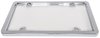License Plate Frame with Chrome Finish, Clear Bubble Cover and Fasteners - image 3