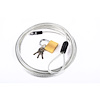 Car Cover Cable Lock Kit Includes: (1) 7" Vinyl Coated Steel Cable - image 1